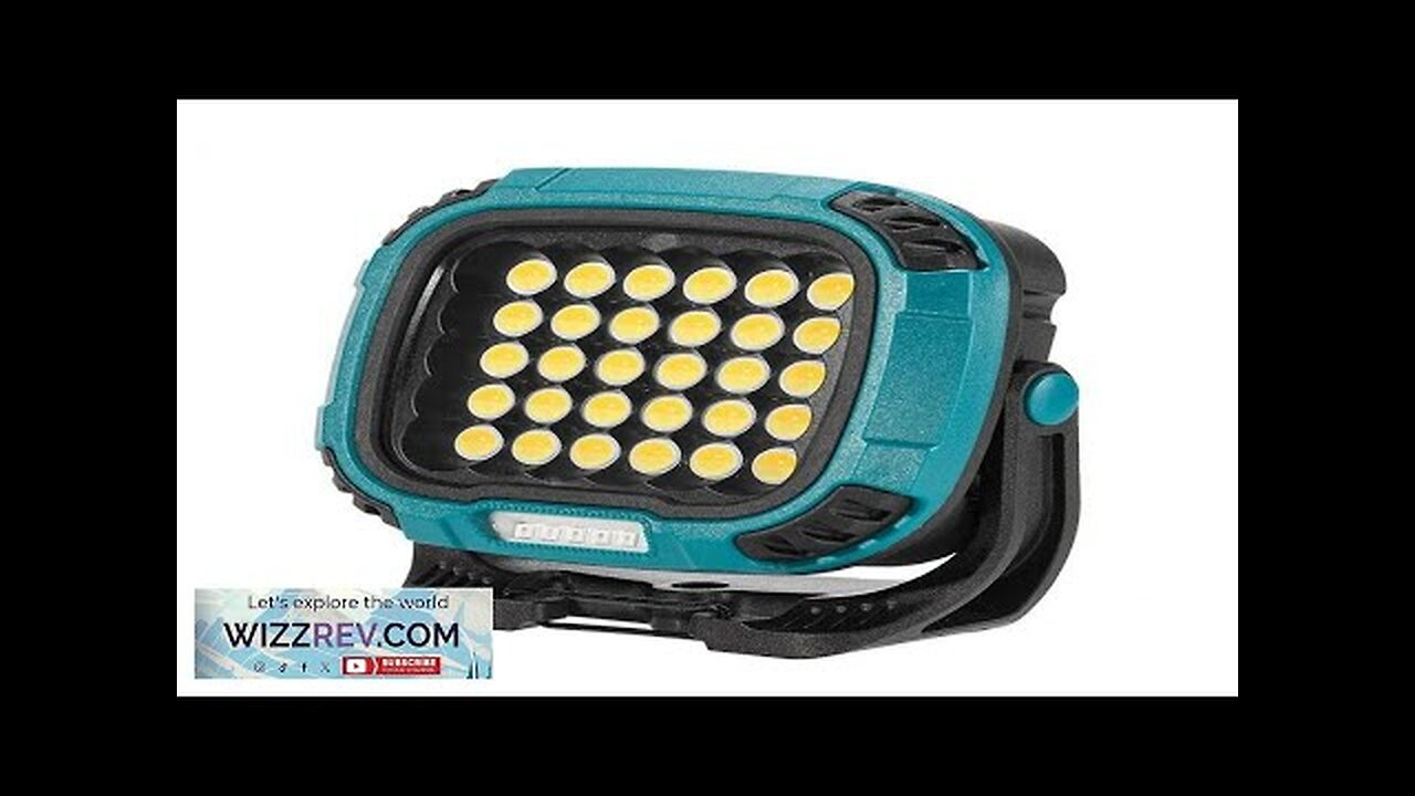 300W Strong COB Camping Light Mutilfunction Portable Camping Flood Light USB Charging Review