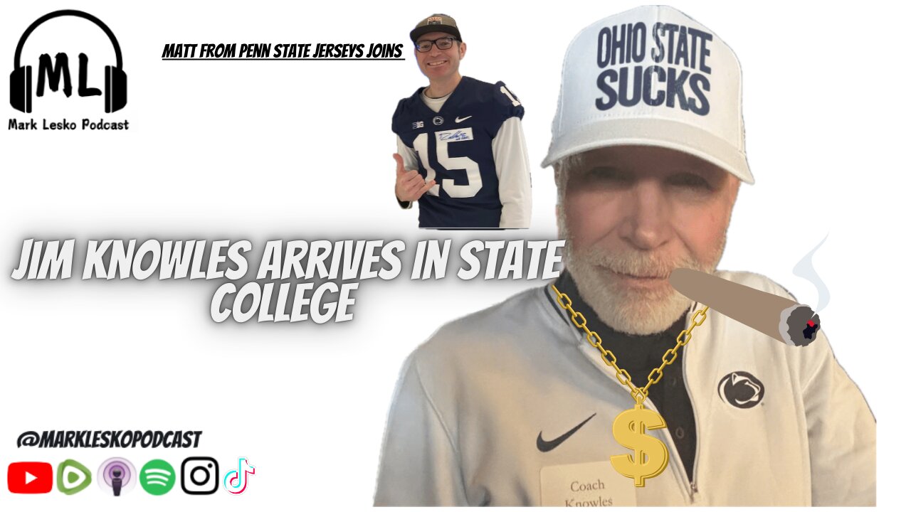 Jim Knowles Penn State || Mark Lesko Podcast #pennstatefootball