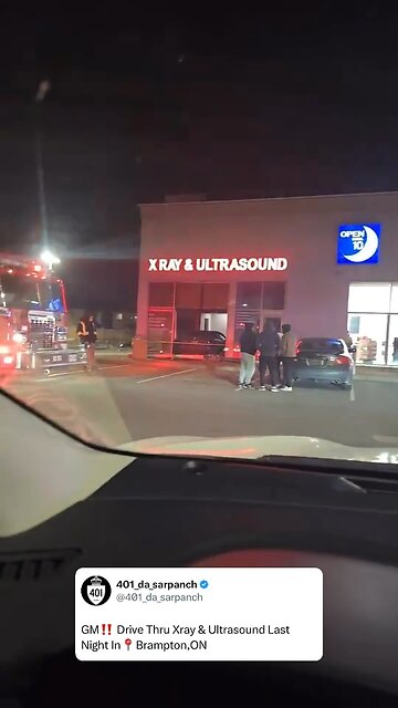 Car Crashes Into Building in Brampton