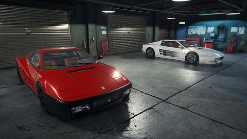 The Baltimare Brother's Garage - 1992 Ferrari F512 TR Coupe & All Star's Rosa Corsa Ed.