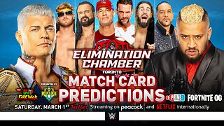 WWE Elimination Chamber 2025 - Match Card Predictions [v2] | Bevelock