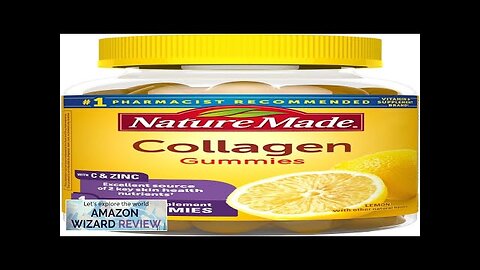 Nature Made Collagen Gummies with Vitamin C Zinc and Biotin Hydrolyzed Collagen Review