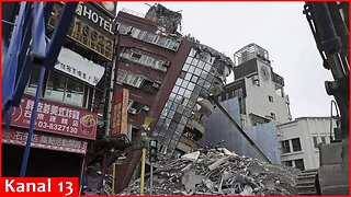 5.6 magnitude earthquake shakes buildings in Taiwan, one of series of temblors to strike island