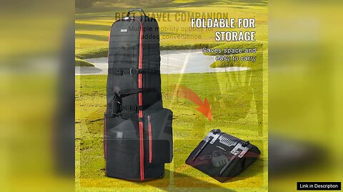 VEVOR Golf Club Travel Bag Golf Luggage Case Cover with Wheels 1800D Review