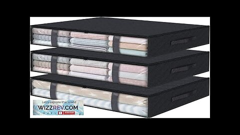 StorageRight Storage Bins Clothes Storage Foldable Blanket Storage Bags Under Bed Storage Review