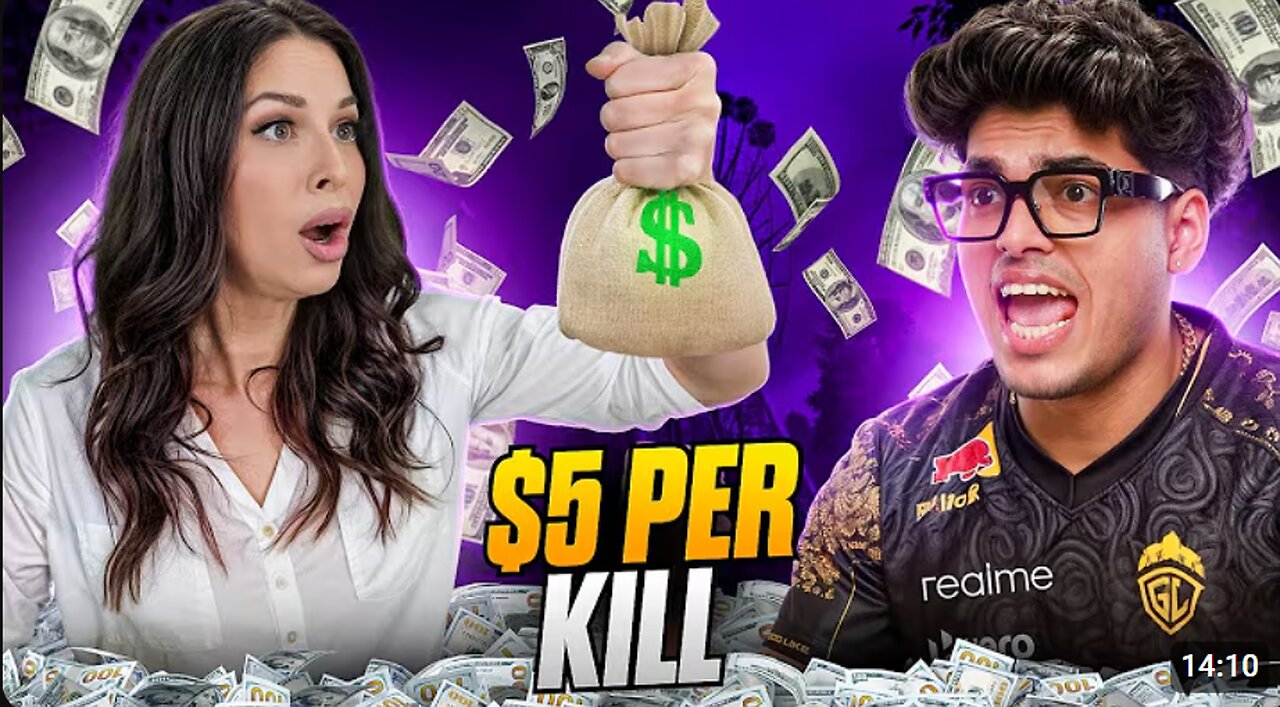 Paying Jonathan Gaming $5 Dollars a Kill 😯