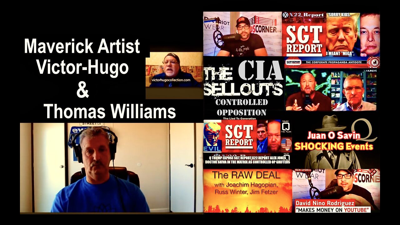 SGT Report X22 Report Alex Jones Trump Israel CIA Controlled Alt Media Thomas Williams Victor Hugo