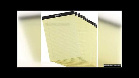 Amazon Basics Wide Ruled Lined Writing Note Pad, 8.5 inch x 11.75 Review