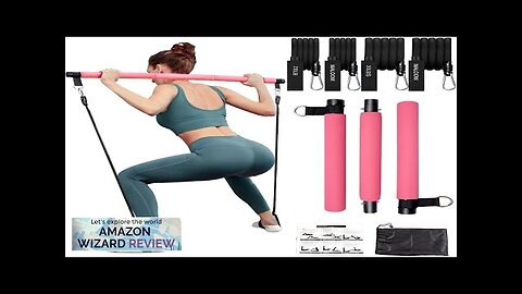 Pilates Exercise Bar Kit with Resistance Bands Review