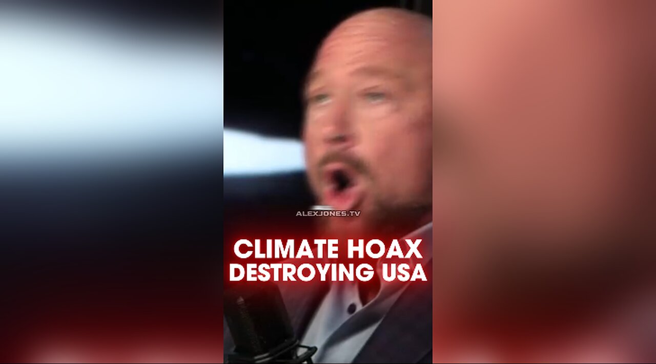 Alex Jones: Globalists Created Climate Hoax To Destroy America - 1/21/25