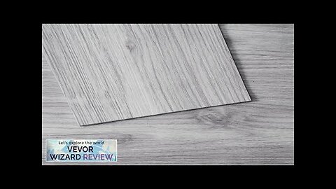 VEVOR Self Adhesive Vinyl Floor Tiles 36 x 6 inch 20 Tiles Review