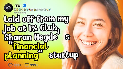 Laid off from my job at 1% Club, Sharan Hegde’s “financial planning” startup - "Personal Finance"