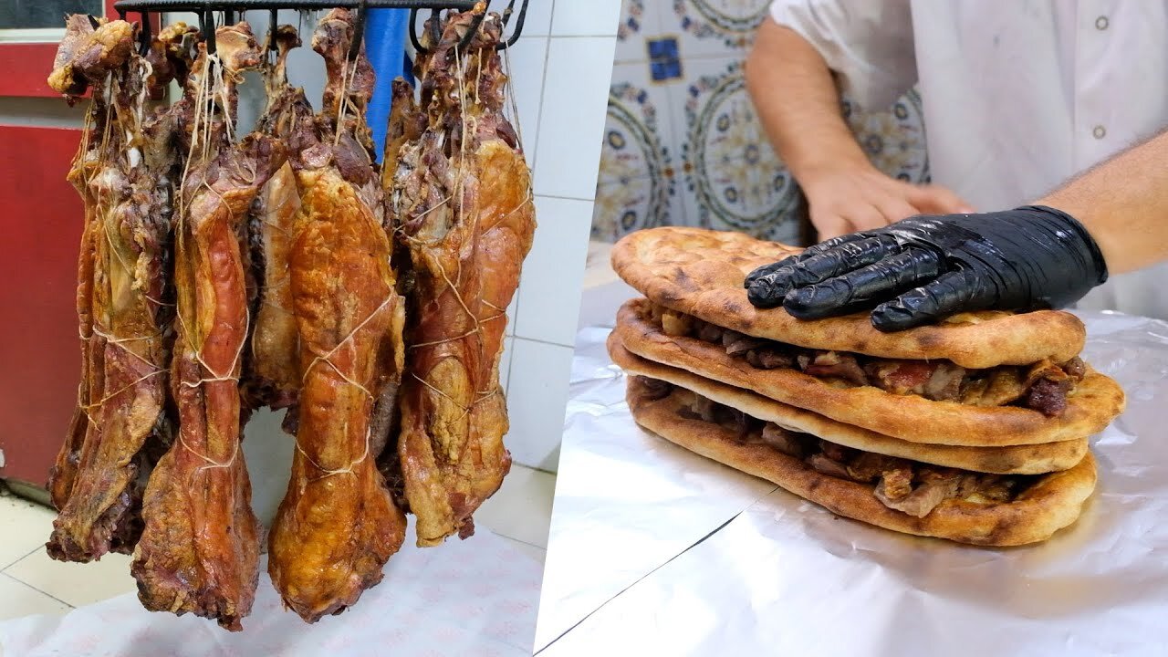 They make this kebab in a well! Delicious kebab cooked in the well for 2 hours! Turkish street food