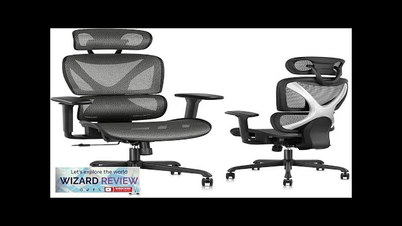 GABRYLLY Ergonomic Office Chair Big and Tall Mesh Chair with Lumbar Support Review