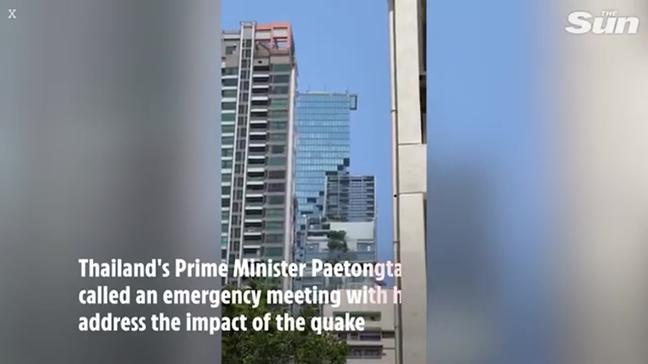 7.7 Earthquake Rocks Myanmar, Thailand - Skyscraper Under Construction Collapses in Bangkok