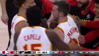 NBA - UNBELIEVABLE SHOT FROM TRAE YOUNG... GAME-WINNER FROM BEYOND HALFCOURT!