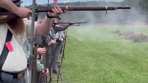 48th B Team at a National Musket Match.