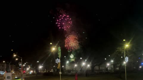 Fireworks New Year's Eve 2024 Connecticut #newyearseve2024 #connecticut #waterbury