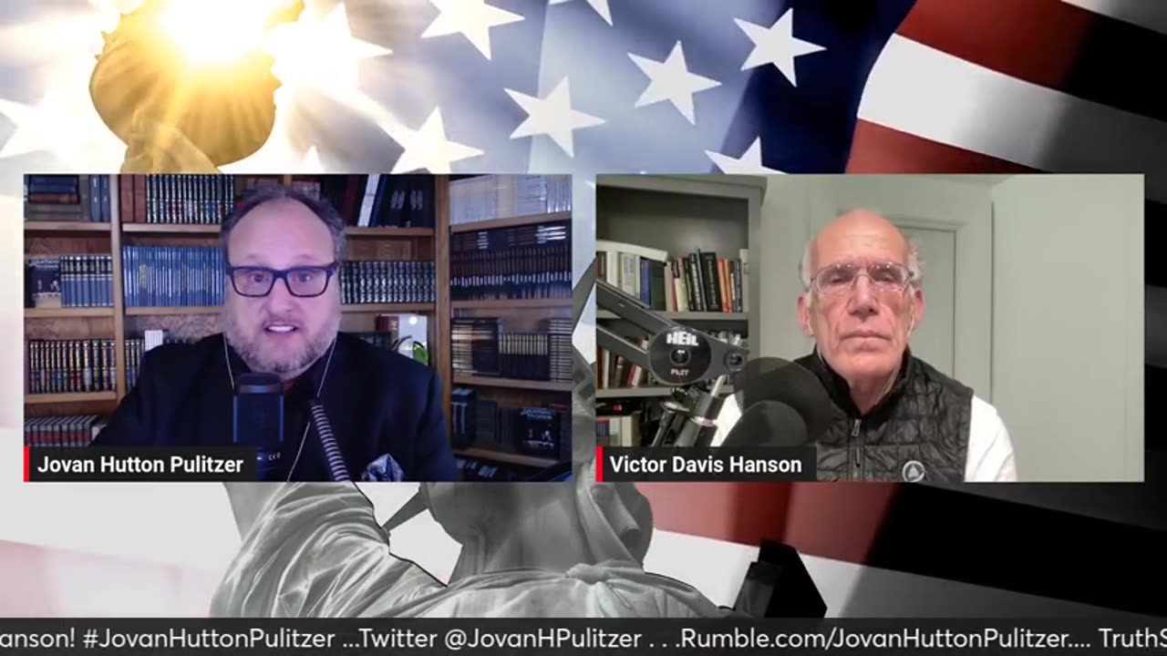 Victor Davis Hanson w/ Jovan hutton pulitzer - Fight For America!