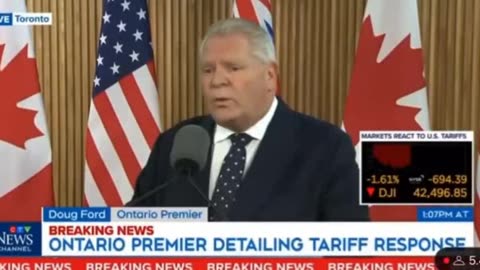 Ontario Prime Minister Doug Ford Announces He is “Ripping Up” Starlink Contract in Response to Trump Tariffs