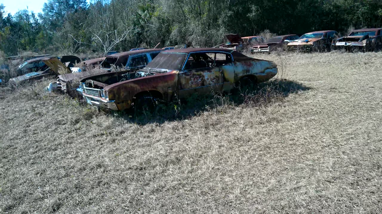 Junkyards Walk Buick Grand Sport and 40s to 70s Buick Junkyard at Old Gold