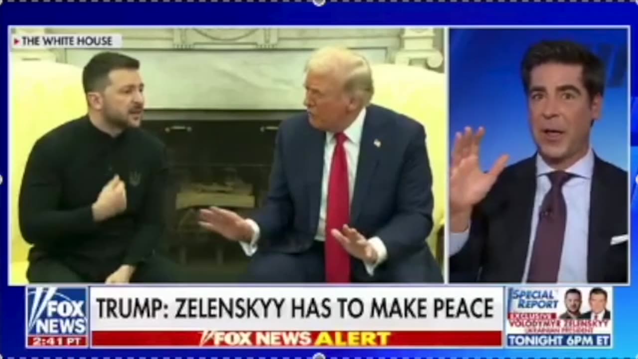 JESSE WATTERS (X) OP-ED : Zelensky Is So Blind, He Cannot Read The Room