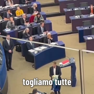 Conte - Oggi il Movimento 5 Stelle è andato in massa al Parlamento europeo (11.03.25)