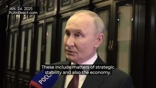 President Putin is ready to meet w/ President Trump to calmly discuss & search for solutions to today’s key issues.1/24/25