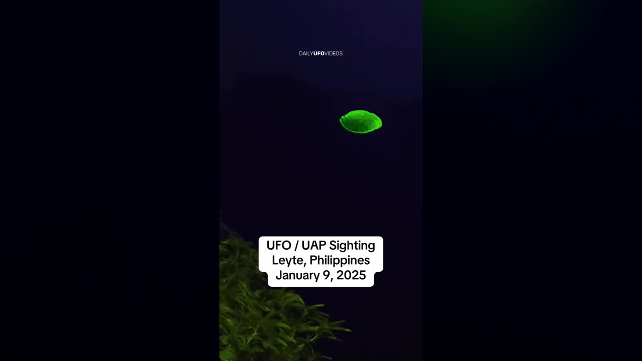 Green Object over the Philippines