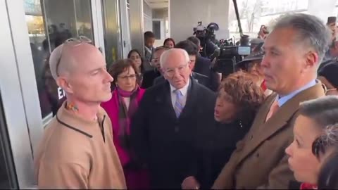 Even Better Clip: Dems Harassing Dept of Education Security barring entrance