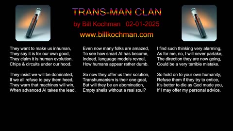 TRANS-MAN CLAN -- an original song by Bill Kochman.