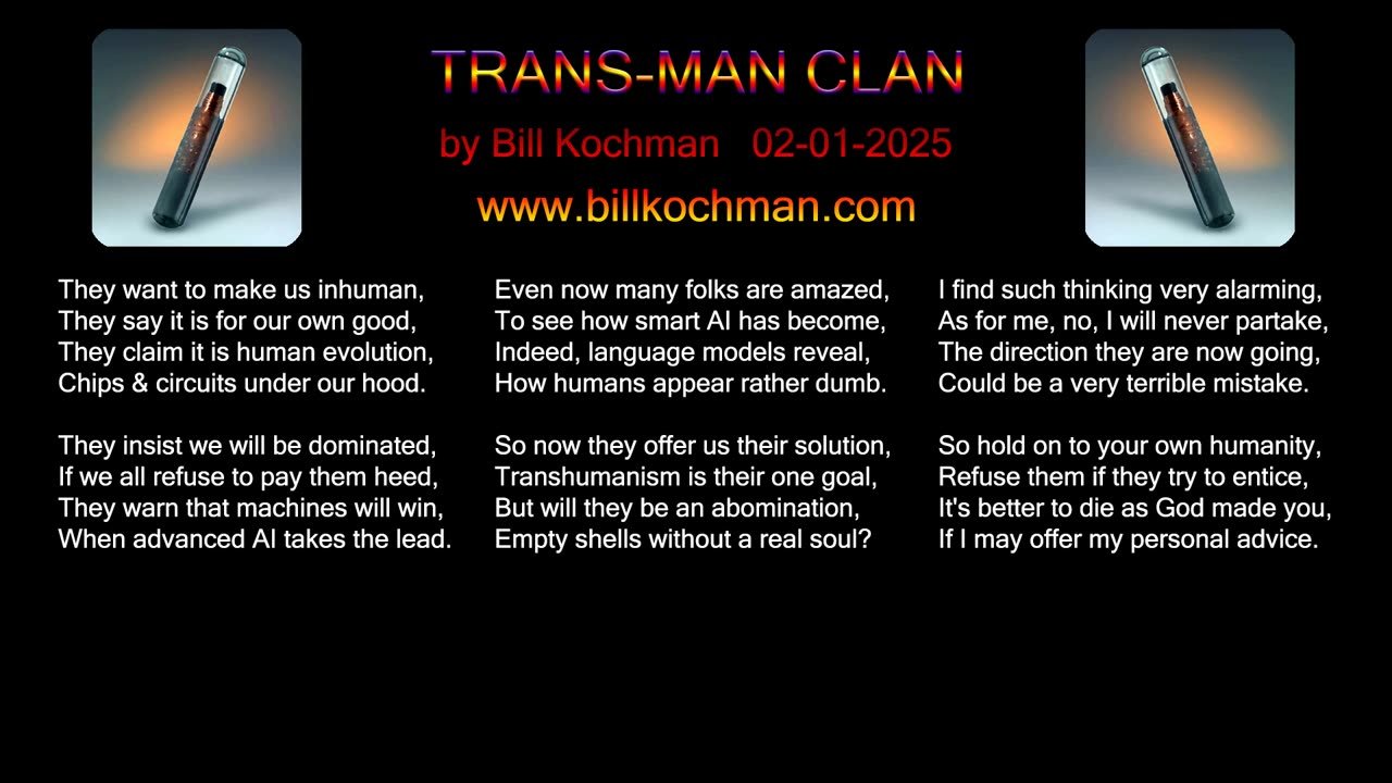 TRANS-MAN CLAN -- an original song by Bill Kochman.