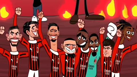 Football Cartoon - Part of 12