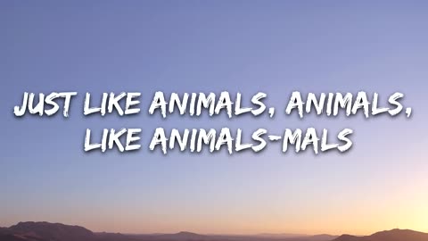 MAROON 5 - ANIMALS LYRIC