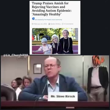 “The Amish Community is largely unvaccinated…