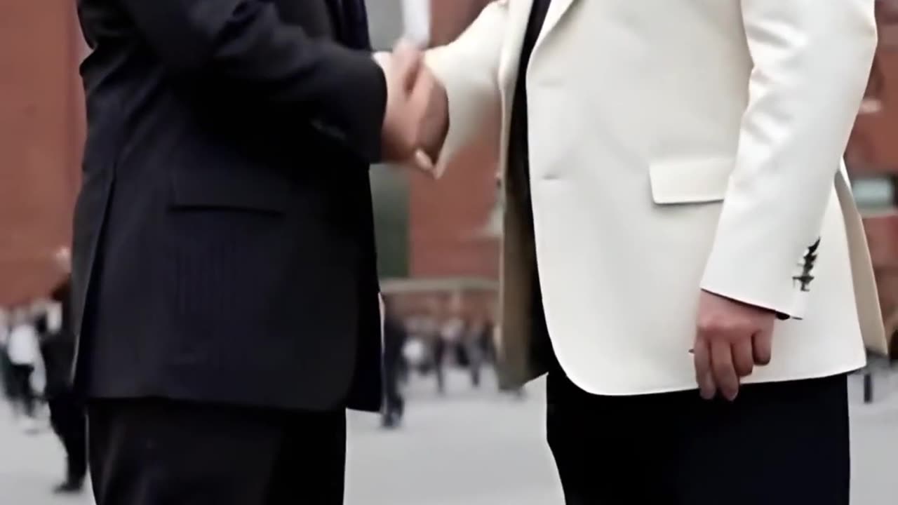Trump and Putin meeting at redsquare | ai generated video | ai videos #ai #funny #trump