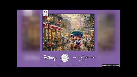 Ceaco Thomas Kinkade Disney Mickey & Minnie in Paris Review