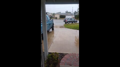 A little rain my butt..