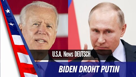 Biden droht Putin.