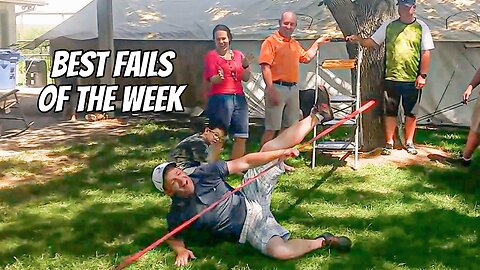 HE FELL OFF THE ROPE | FAILS OF THE WEEK