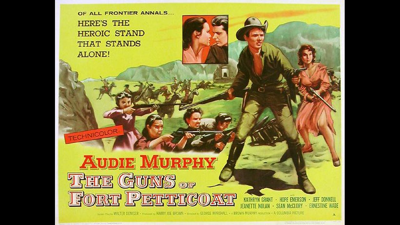 The Guns Of Fort Petticoat ( Audie Murphy & Kathryn Grant ) Full Movie 1957