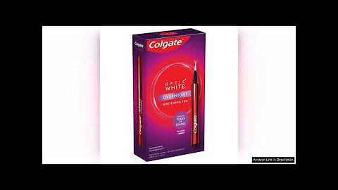 Colgate Optic White Overnight Teeth Whitening Pen, Teeth Stain Remover to Whiten Review