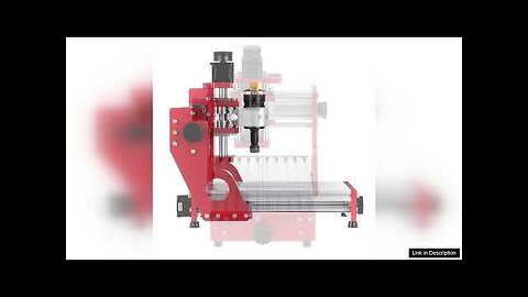 Red 1419 3 Axis Mini DIY CNC Router Engraving Machine Standard Spindle Review