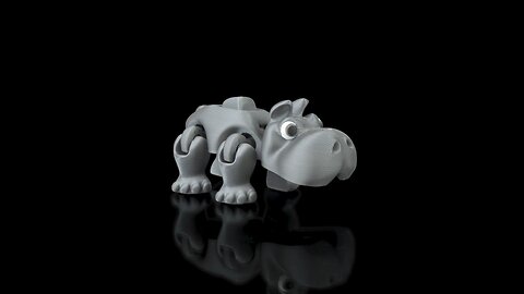 Let's Print: Hungry Hippo Figure 🦛