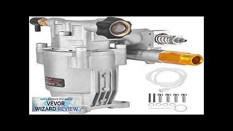 VEVOR Pressure Washer Pump 3/4" Shaft Horizontal 3400 PSI 2.5 GPM Replacement Review