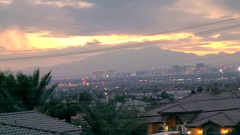 Did you see tonight's Las Vegas sunset? Check this out! 01.26.2025 #follow #lasvegas #travel #gaming