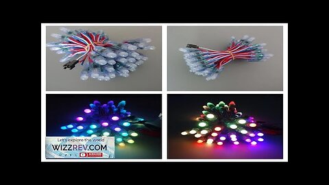 Fast Shipping 1000pcs 12V 12MM WS2811 RGB Pixel LED Lights Waterproof Review