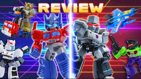 MICRO SIZE TRANSFORMERS! Blokees Transformers Galaxy Version Defender 01 Galaxy Shining Review