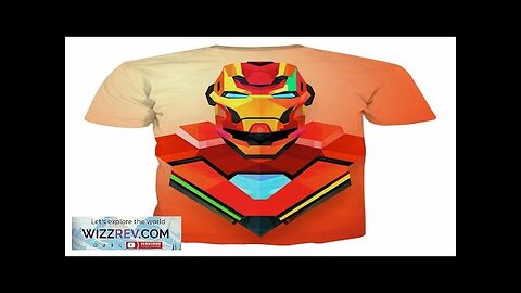 Marvel Comics The Sturdy Iron Man Design Full Print T-shirt Review