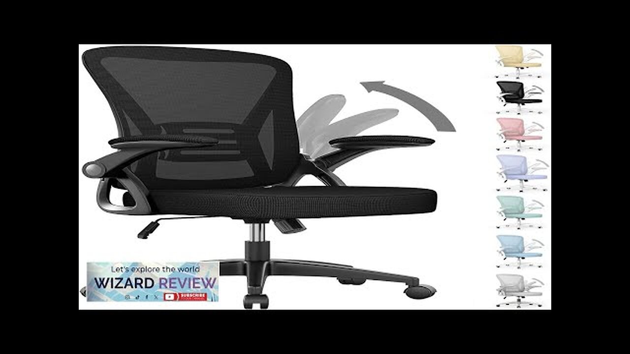 naspaluro Ergonomic Office Chair Mid Back Desk Chair with Adjustable Height Swivel Review